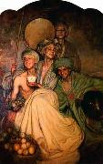 Arab or Arabic people and life. Orientalism oil paintings  543, unknow artist